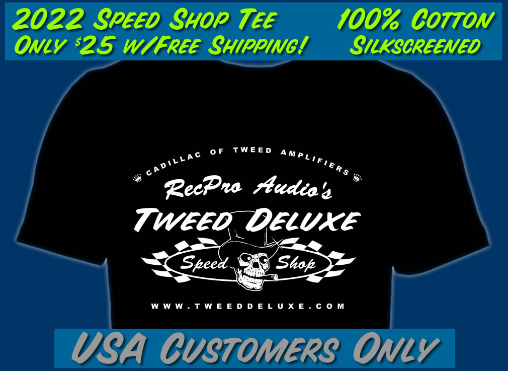 Tweed Deluxe Speed Shop T-Shirt